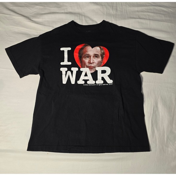 FOULPLAY 'I HEART WAR' SHIRT X-LARGE NEW